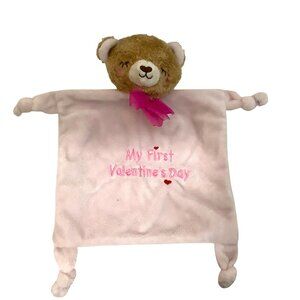 Love in the Air My First Valentines Day Baby‎ Blanket Bear Plush Head Walgreens